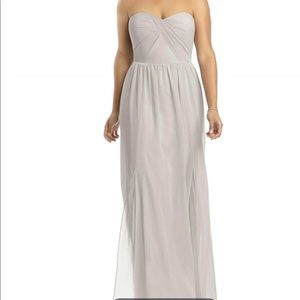 Dessy Social Bridesmaids Style 8159 in Taupe